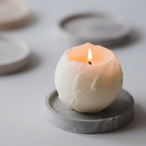 満月 キャンドル と 選べるキャンドルトレイセット キャンドル