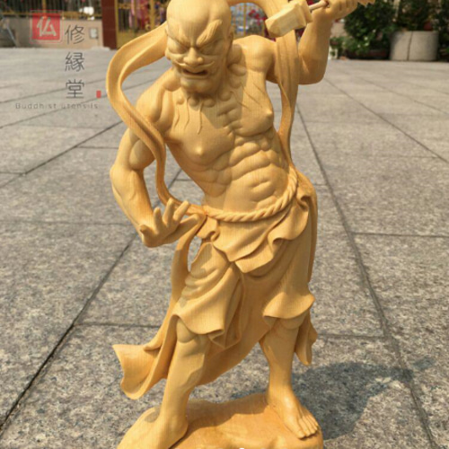 珍品 木彫り 仏像 仁王像 金剛力士像一式 彫刻 仏教工芸品 柘植 珍品 木彫り 仏像 仁王像 金剛力士像一式 彫刻 仏教工芸品 柘植
