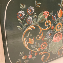 春の花のインテリアカッティングボード　トールペイント　クラシカル　ヨーロッパ　アンティーク調　母の日のお祝いに♪ 8枚目の画像