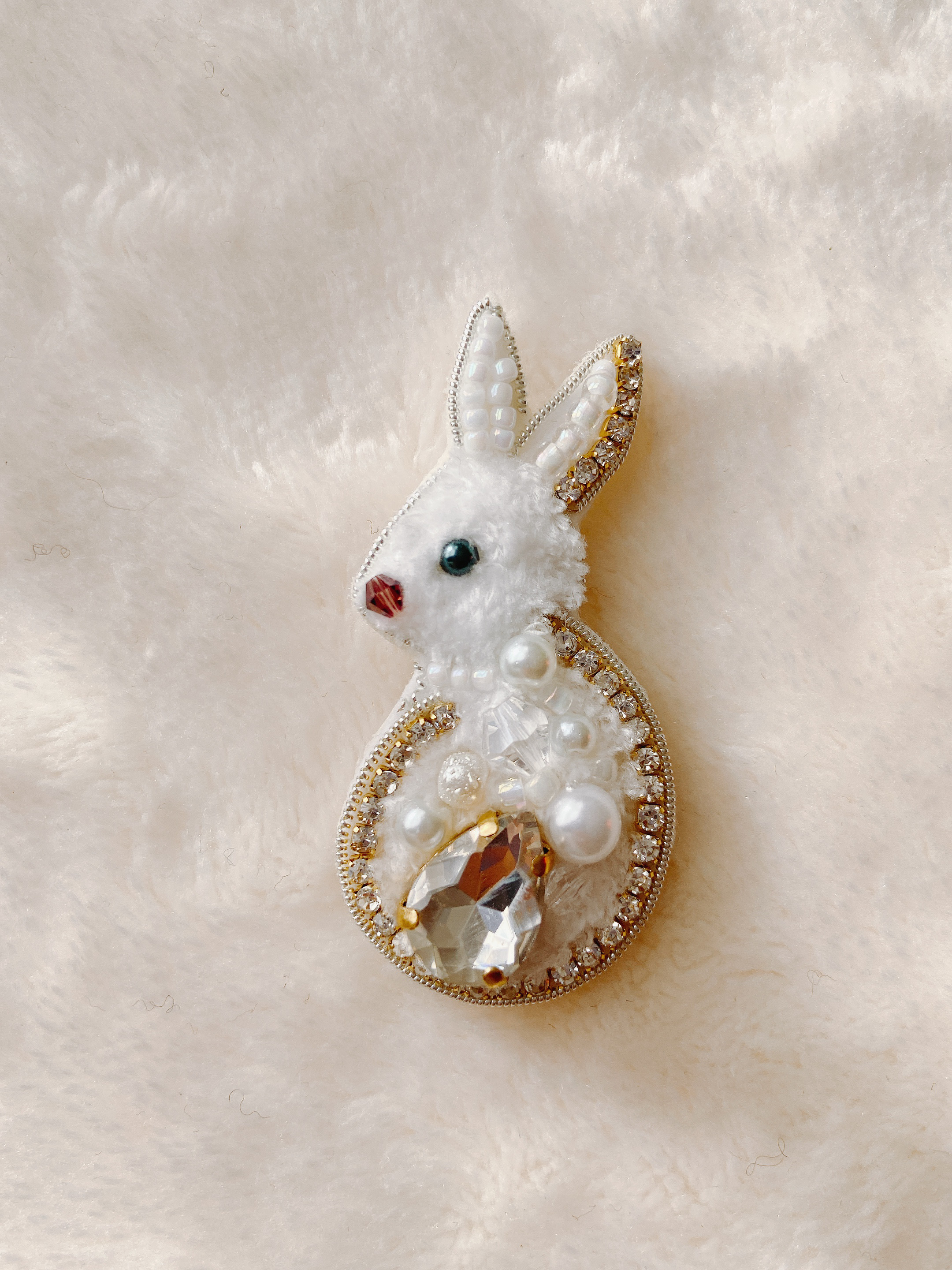 lisette リゼッタ ブローシュラパン うさぎのブローチ 未使用