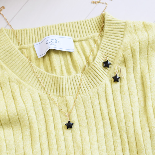美品【ブラックオニキス✤大きなドロップカット】ヴィンテージネックレス 925刻印 オニキス カッティング ブラック 天然石 グラデーション GSILVER