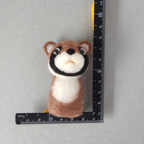 指人形セット こぶたぬきつねこ 羊毛フェルト なるさん 通販 15270400