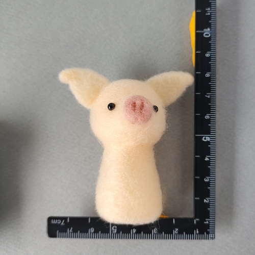 指人形セット こぶたぬきつねこ 羊毛フェルト なるさん 通販 15270400