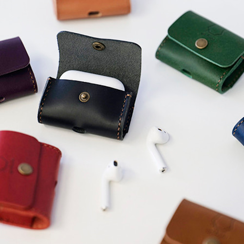 本革 AirPodsケース AirPods Pro ケース エアポッツ カバーつけたまま 