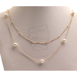 CHN-079-G【1個入り】ネックレスチェーン, Chains necklace 5枚目の画像