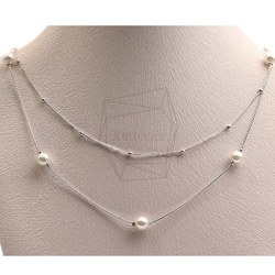 CHN-079-R【1個入り】ネックレスチェーン, Chains necklace 5枚目の画像