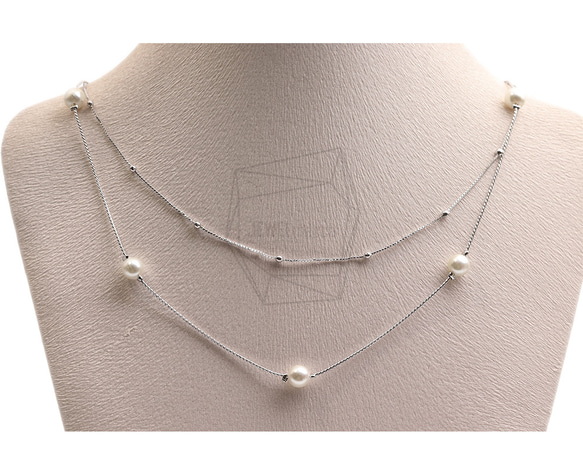 CHN-079-R【1個入り】ネックレスチェーン, Chains necklace 5枚目の画像