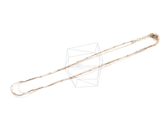 CHN-080-G【1個入り】ネックレスチェーン, Chains necklace 3枚目の画像