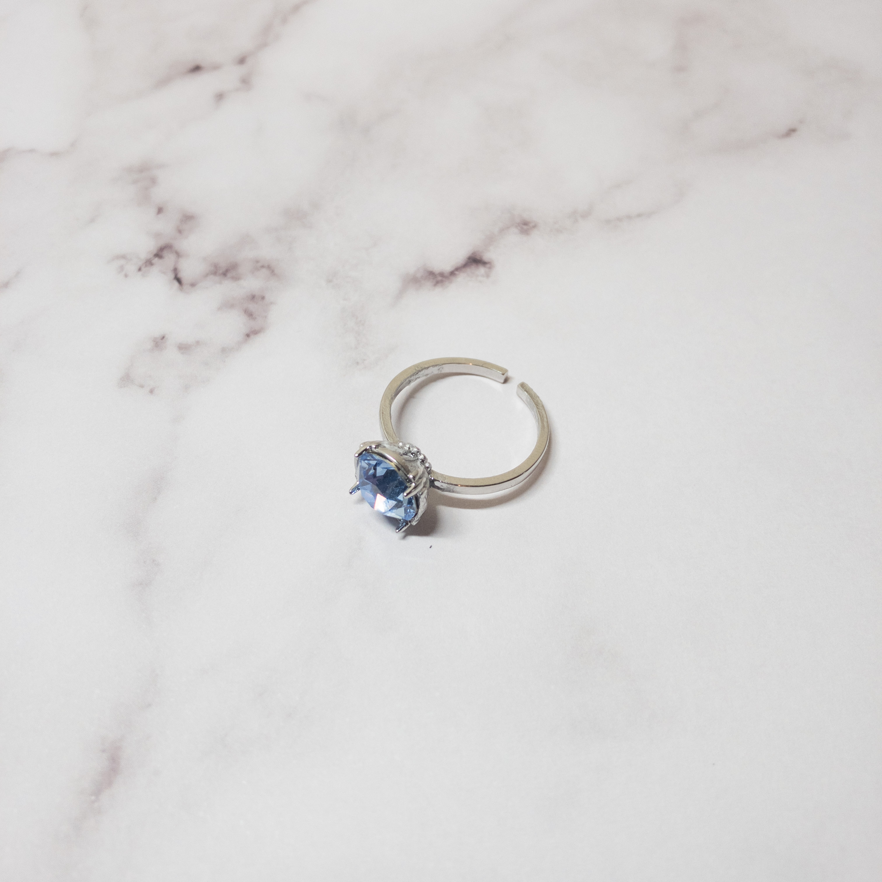 【UNICORN】指輪 リング アクセサリー シルバー シンプル 上品 ゆびわ プレゼント ギフト ブルー