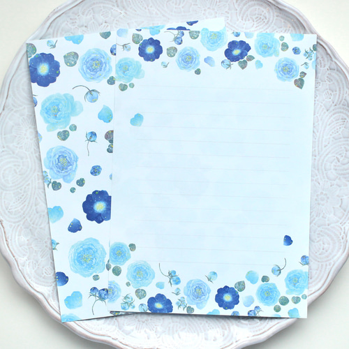 工藝青花　9.10.11 レターセット 工藝青花9.10.11 レターセット