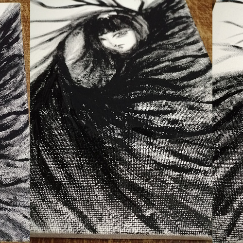 1点もの・原画】アクリル絵の具 絵画#3 約220mm×273mm