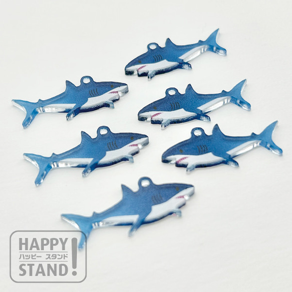 アクセサリーパーツ《サメ 横》 チャーム hopes 通販 15271631｜Creema