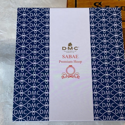 新色入荷！『DMC ×SABAEコラボ 　PREMIUM HOOP　刺繍枠　専用ボックス入り』～BU×PK～ 5枚目の画像