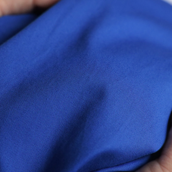 ラスト１　最終ＳＡＬＥ　かぶるだけAライン　ワンピース　上質コットンゆったりジャンパースカート青ブルーU73 12枚目の画像