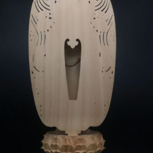 彫刻 仏像 観世音菩薩 八角蓮華丸台座 観音像 観音菩薩 仏師で