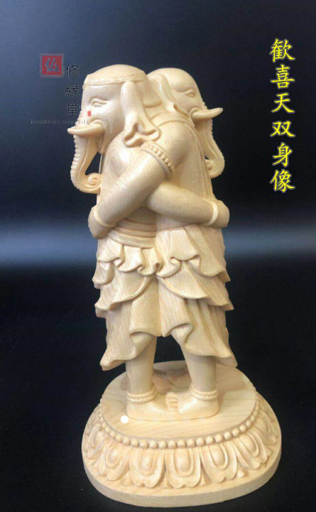 大迫力 木彫仏像 歓喜天双身立像 彫刻 一刀彫 天然木檜材 仏教 大迫力 木彫仏像 歓喜天双身立像 彫刻 一刀彫 天然木檜材 仏教