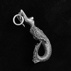 人魚の伝説の宝石、人魚のペンダント、ヌードのネックレス、銀の人魚のネックレス、女性のためのネックレス 2枚目の画像
