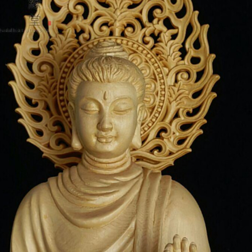 木彫り 仏像 釈迦如来立像 釈迦牟尼仏 彫刻 一刀彫 天然木檜材 F 木彫り 仏像 釈迦如来立像 釈迦牟尼仏 彫刻 一刀彫 天然木檜材 F
