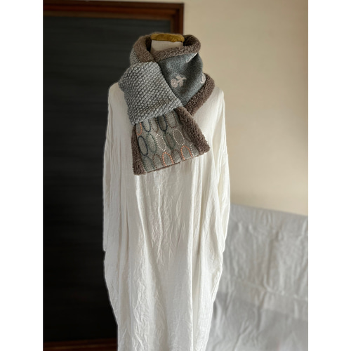 マフラータイプ】tarte・tambourineのネックウォーマー ミナペルホネン