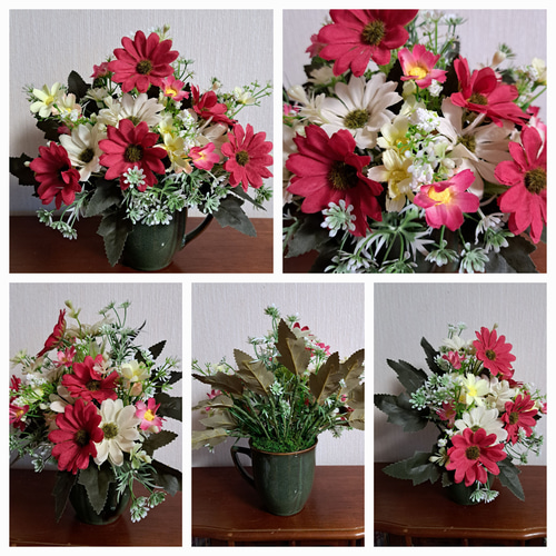 フラワーアレンジメント アーティシャルフラワー③ アートフラワー