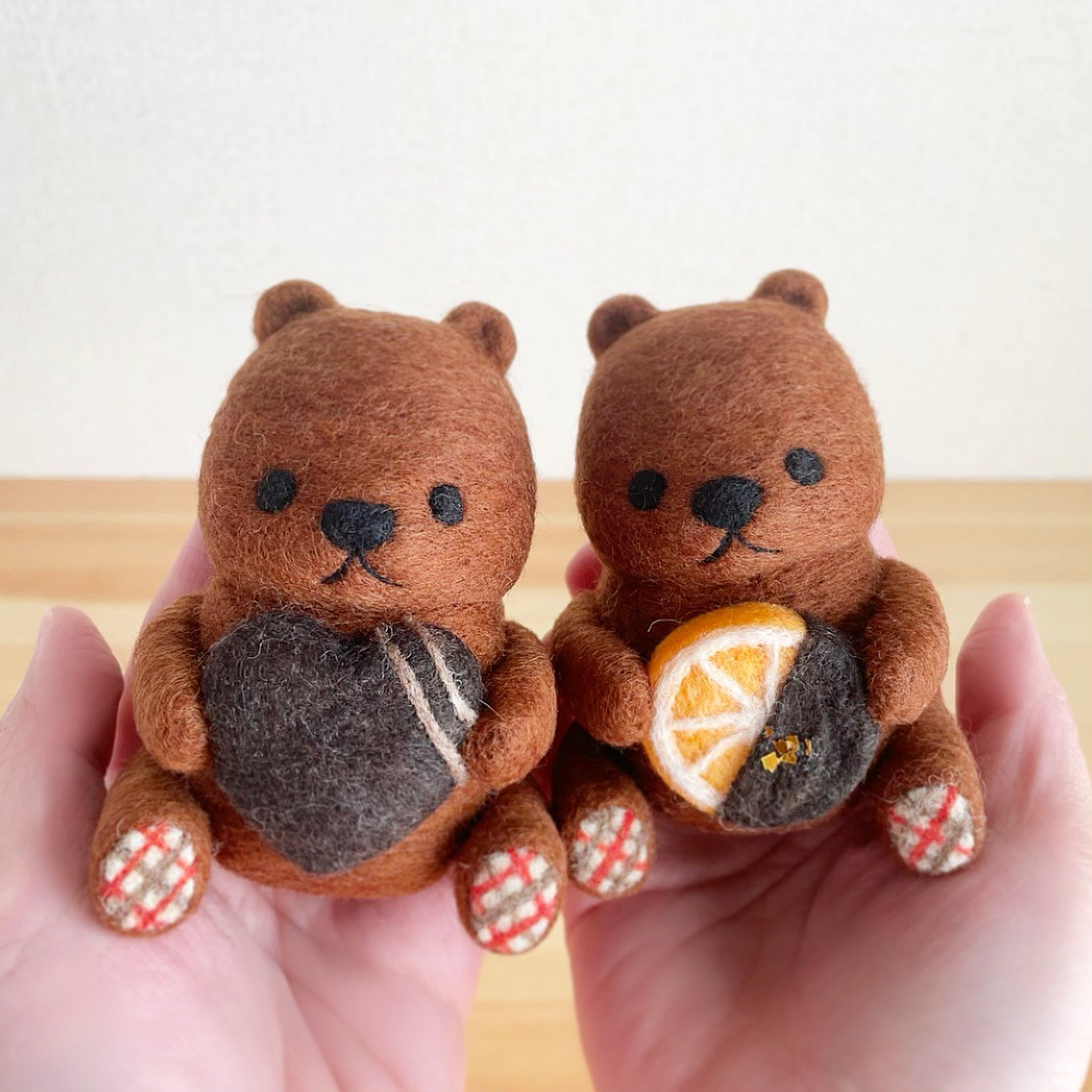 ベスト 王様になりたいくまさん✼羊毛フェルト 王様になりたいくまさん