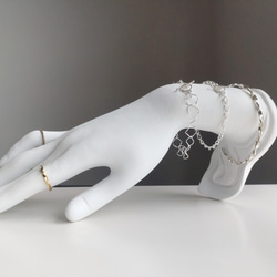 〜風〜 ツイスト シルバーチェーン ブレスレット twist silverchainbracelet silver925 2枚目の画像
