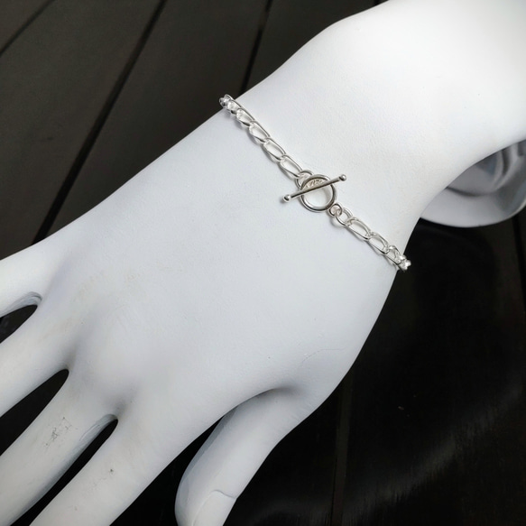 〜風〜 ツイスト シルバーチェーン ブレスレット twist silverchainbracelet silver925 3枚目の画像