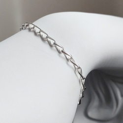 〜風〜 ツイスト シルバーチェーン ブレスレット twist silverchainbracelet silver925 6枚目の画像