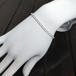 〜風〜 ツイスト シルバーチェーン ブレスレット twist silverchainbracelet silver925 4枚目の画像