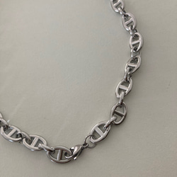 ーlong big anchor chain necklaceー　サージカルステンレス　チェーンネックレス　 11枚目の画像