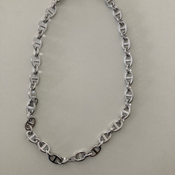 ーlong big anchor chain necklaceー　サージカルステンレス　チェーンネックレス　 4枚目の画像