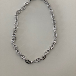 ーlong big anchor chain necklaceー　サージカルステンレス　チェーンネックレス　 14枚目の画像