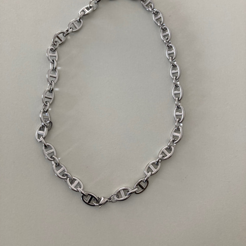 ーlong big anchor chain necklaceー サージカルステンレス
