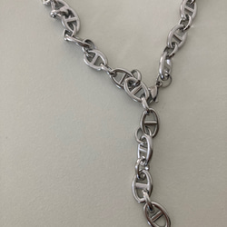 ーlong big anchor chain necklaceー　サージカルステンレス　チェーンネックレス　 2枚目の画像