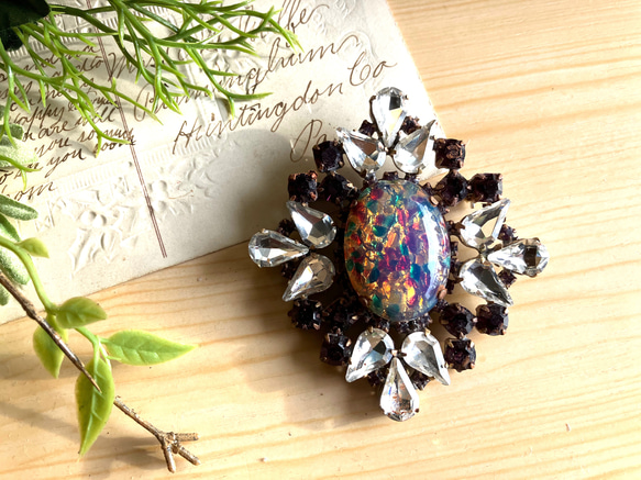 ミッソーニ　ブローチ Vintage Joan Rivers Three Bee Rhinestone Blue White Yellow