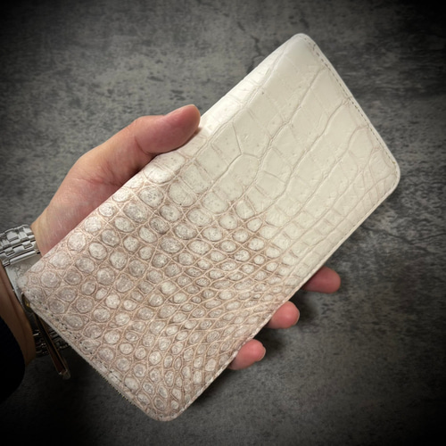 ヒマラヤ クロコダイル メンズ財布 レディス財布 長財布 本革 ワニ 大