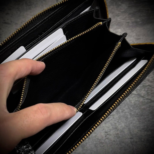 クロコダイル 長財布 メンズ レディス 大容量 カード15枚収納 長財布