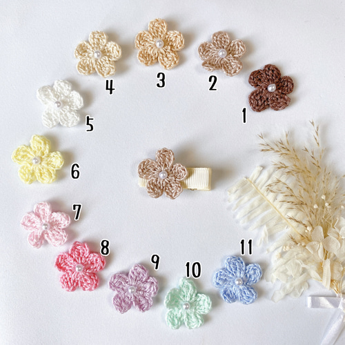 自由に選べる／ ヘアクリップ 3pcセット 送料無料 ヘアクリップ ベビー