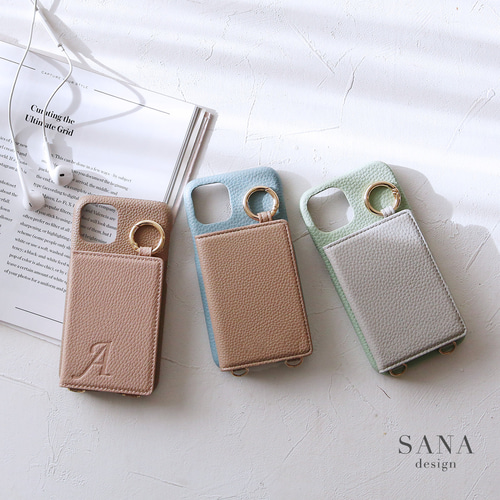 5色全機種対応薄型名入れ ﾐﾗｰ ｶｰﾄﾞアイフォン スマホケース iPhone17