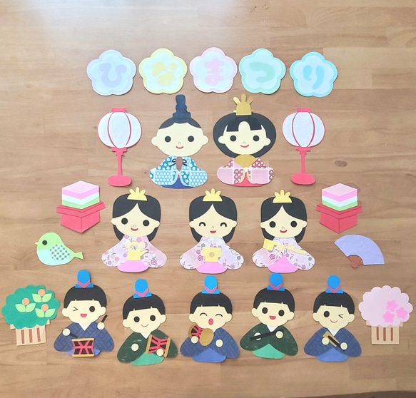 ひなまつり 壁面 3月 2月 壁面飾り 保育園 幼稚園 その他素材 お休み中