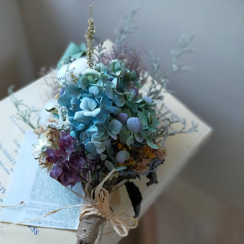 2.秋色紫陽花スワッグ 2.秋色紫陽花スワッグ