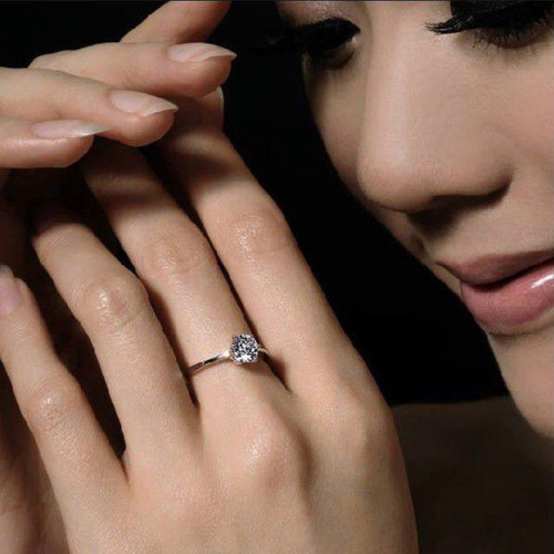 スワロフスキージルコニア 一粒リング シルバー925 指輪・リング