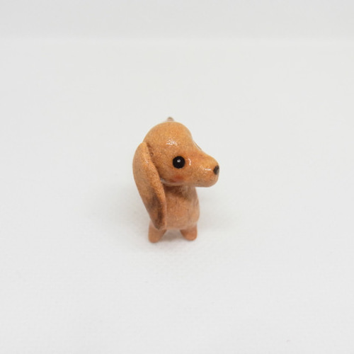 再販・まめわんこ（ミニチュアダックス・レッド） 立体・オブジェ