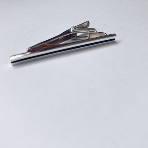 black line necktie pin【silver925】 ネクタイピン シルバー925 black line necktie pin【silver925】 ネクタイピン シルバー925