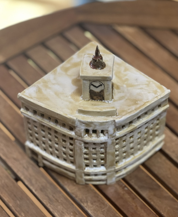 辰砂　首長壺　箱、台座あり 辰砂丸文面取壺 文化遺産オンライン