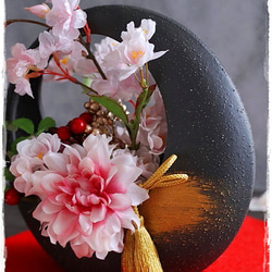 【春アレンジ・母の日】再販・春の宵、静かに桜を楽しむアレンジ。「Creema限定」 5枚目の画像