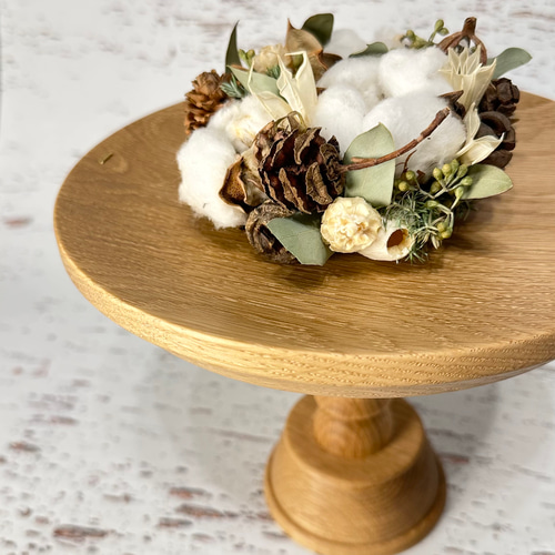 木製コンポート皿(真鍮繋ぎ使用) その他インテリア雑貨 マロンヘッド