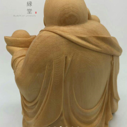 【修縁堂】七福神 木彫り 大黒天立像 財神 仏像 彫刻 一刀彫 天然木檜材 修縁堂】木彫り 仏像 福神大黒天立像 財神 本金 切金 彫刻 天然木