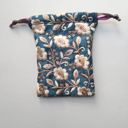 インド刺繍リボンのミニ巾着 8枚目の画像