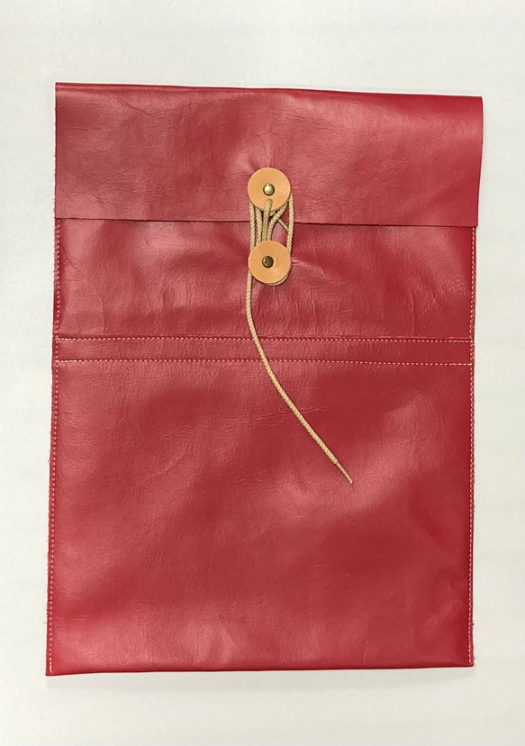 玉紐付封筒型クラッチバッグ　(5色) 9枚目の画像